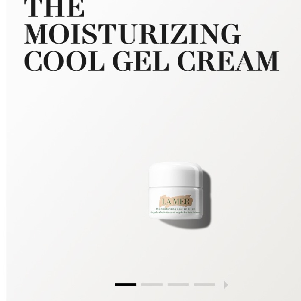 New In Box- La Mer - THE MOISTURIZING COOL GEL CREAM - Mini Size